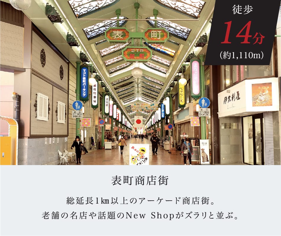 表町商店街
                                    